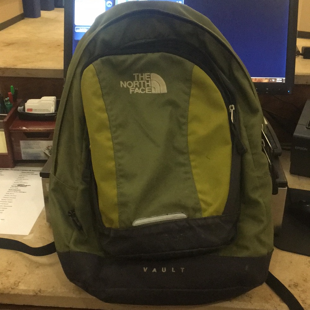 North face book bag